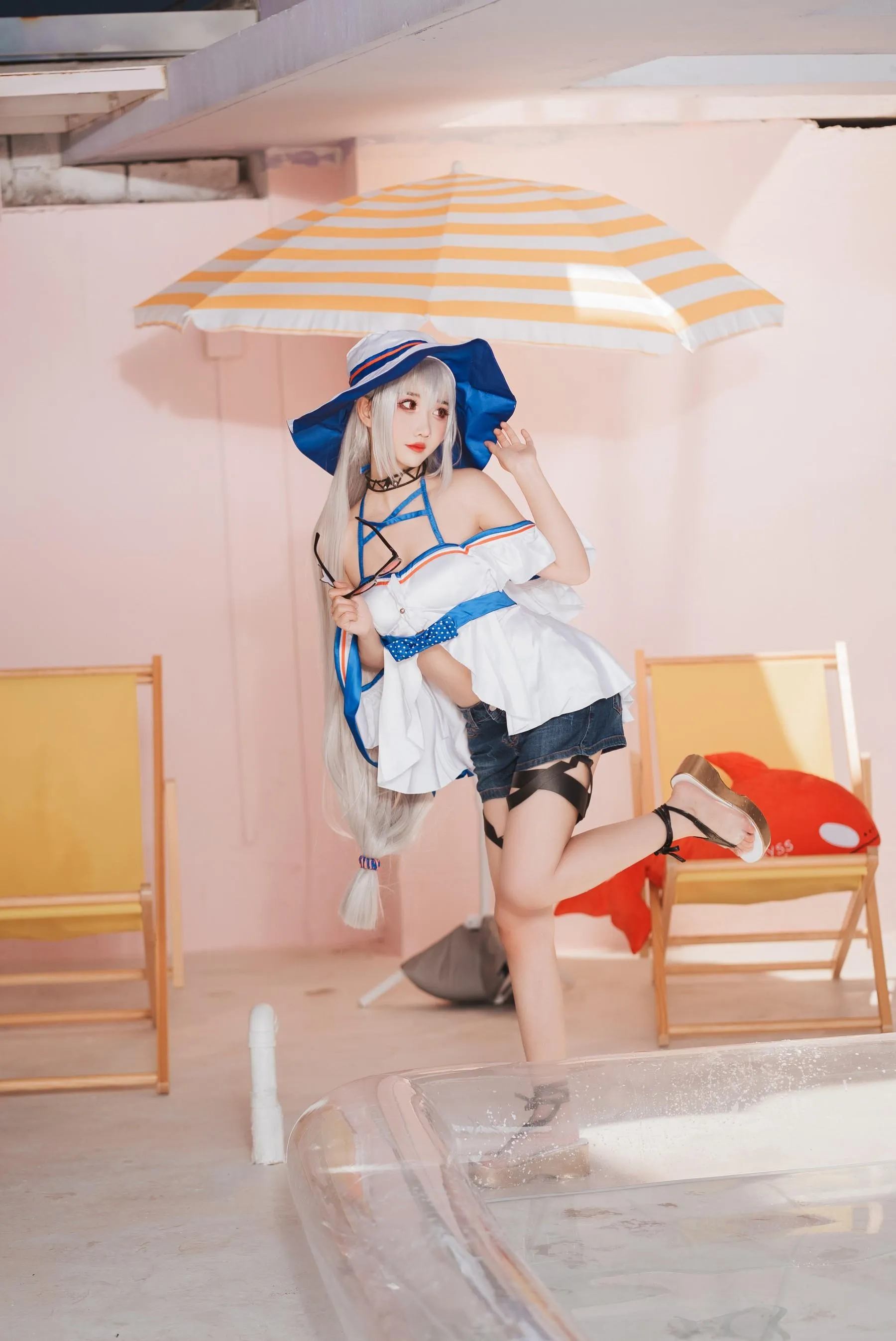 面饼仙儿 – NO.126 斯卡蒂泳装 [18P]插图6